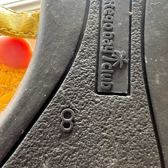 Yellow Ruffle Sandals - Picture 2 of 2